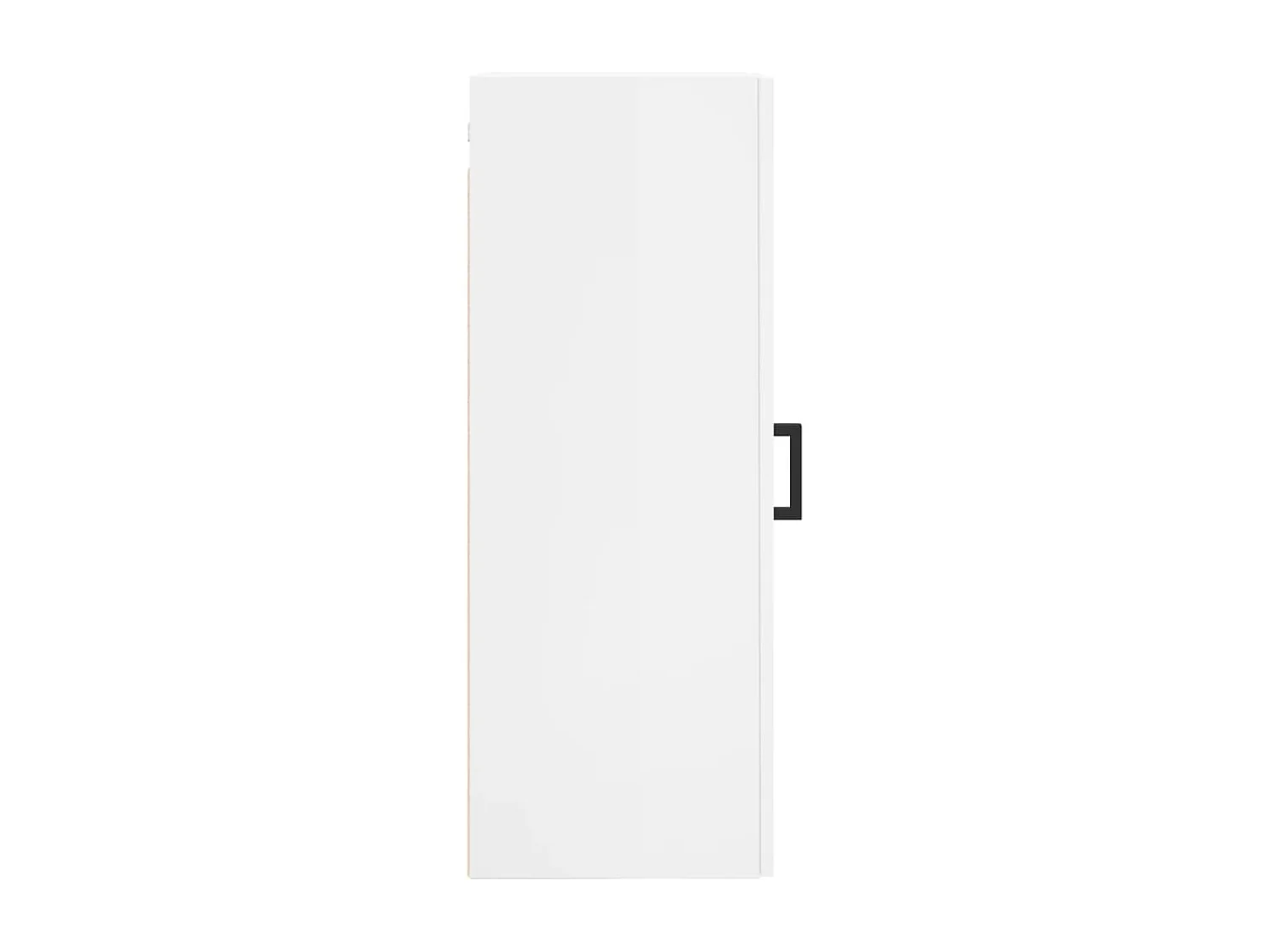 Armoire murale blanc brillant 34,5x34x90 cm