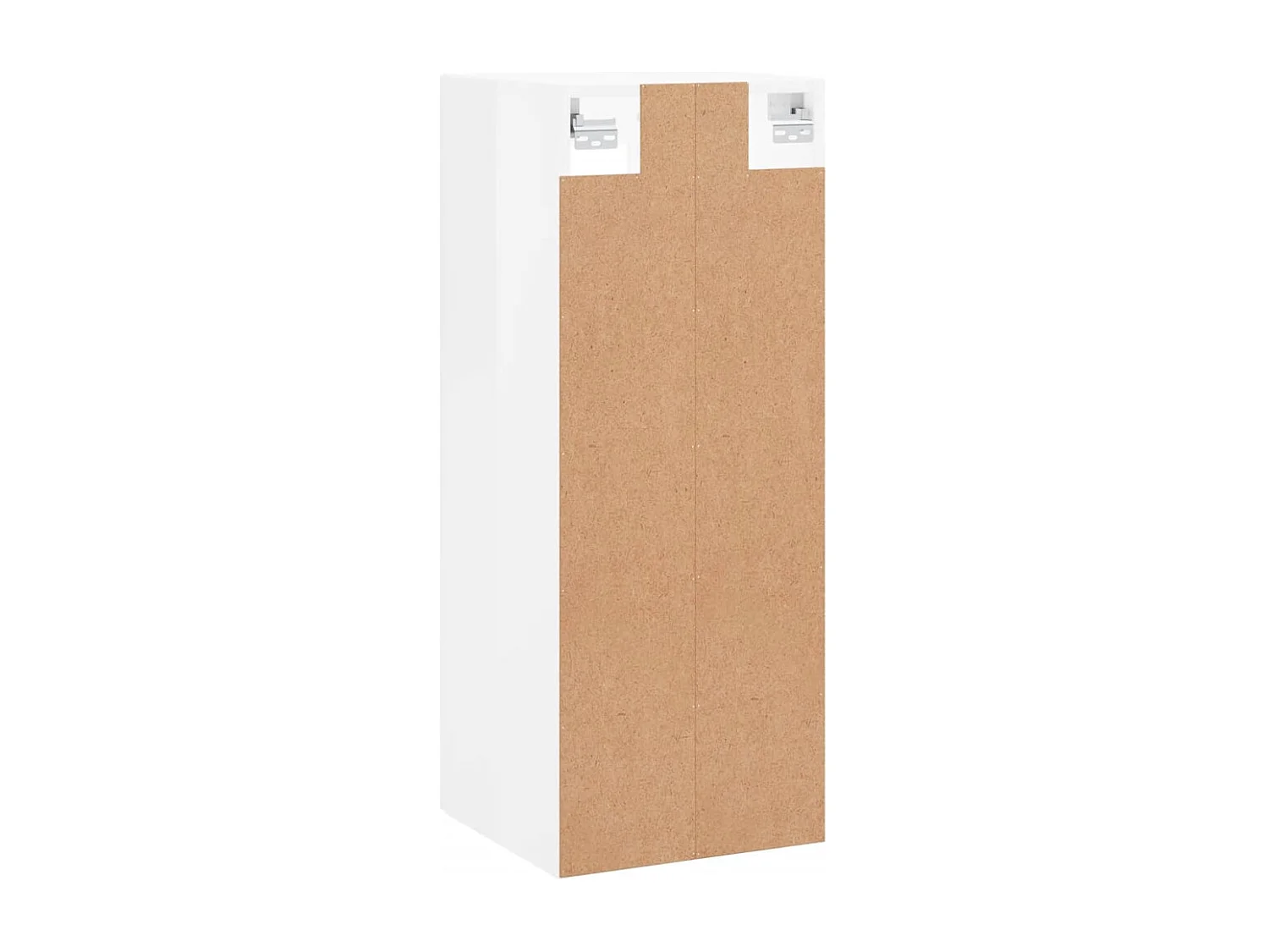 Armoire murale blanc brillant 34,5x34x90 cm