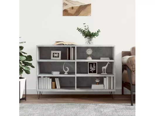 Kauf Unique Sideboard Betongrau 103,5x35x70 cm Holzwerkstoff