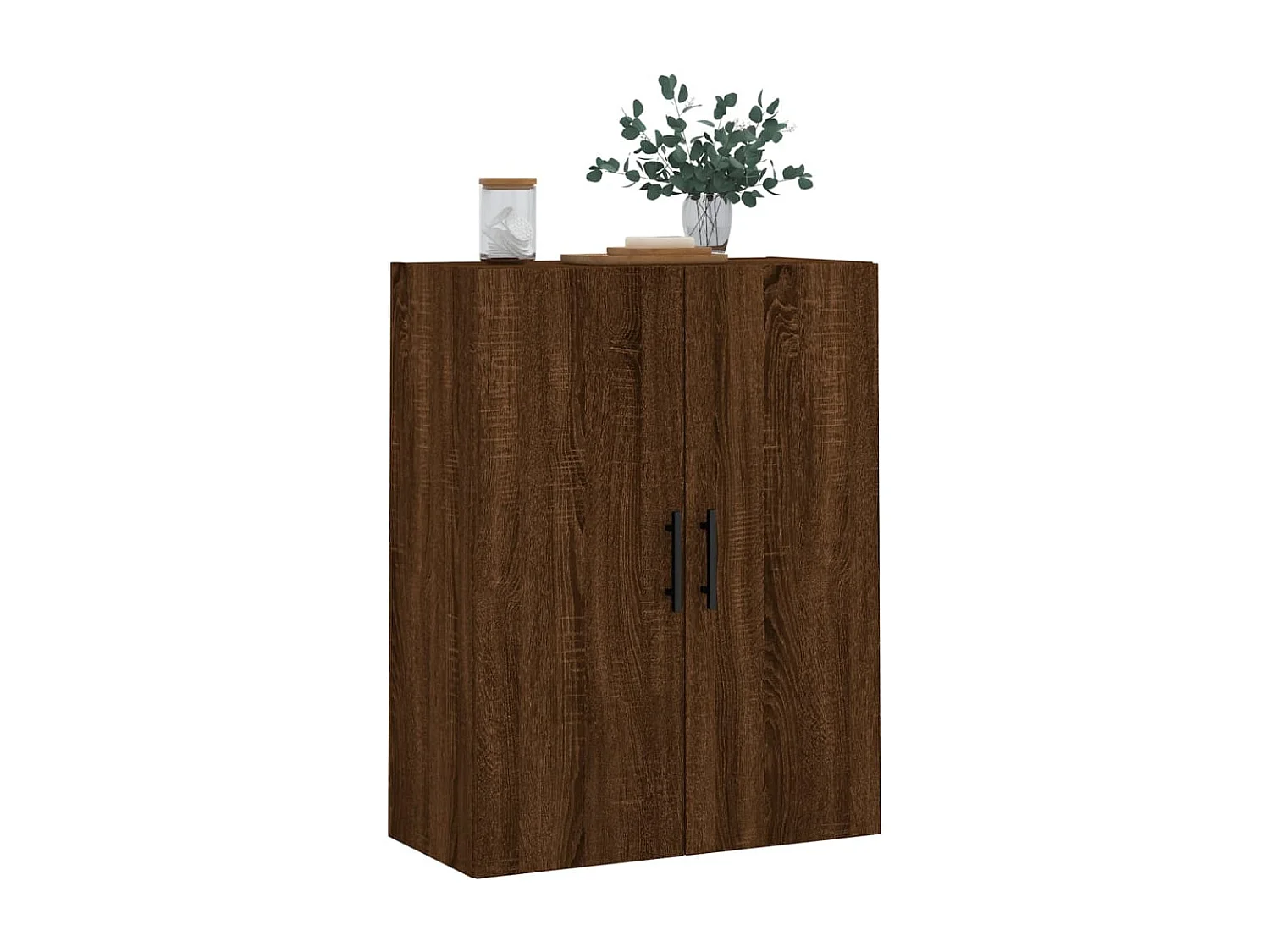 Hangkast 69,5x34x90 cm bruin eikenkleur