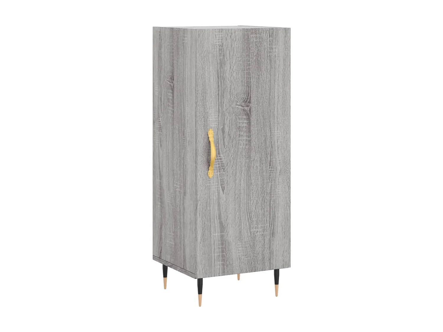 Credenza Grigio Sonoma 34,5x34x90 cm in Legno Multistrato