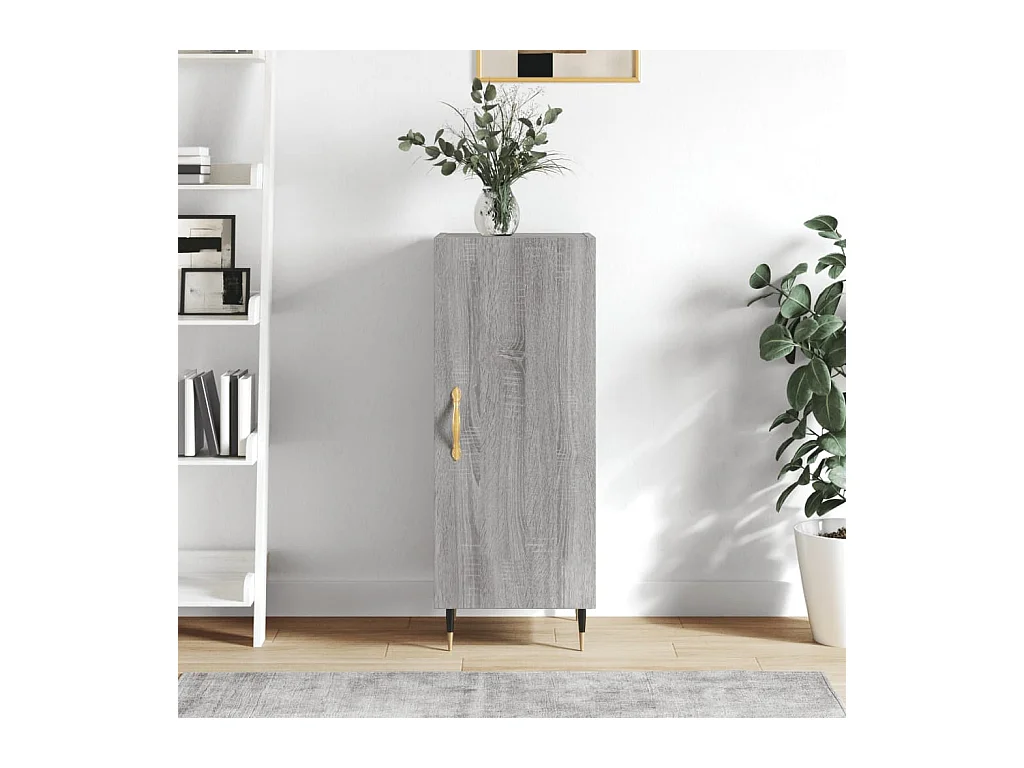 Buffet Sonoma gris 34,5x34x90 cm Bois d'ingénierie