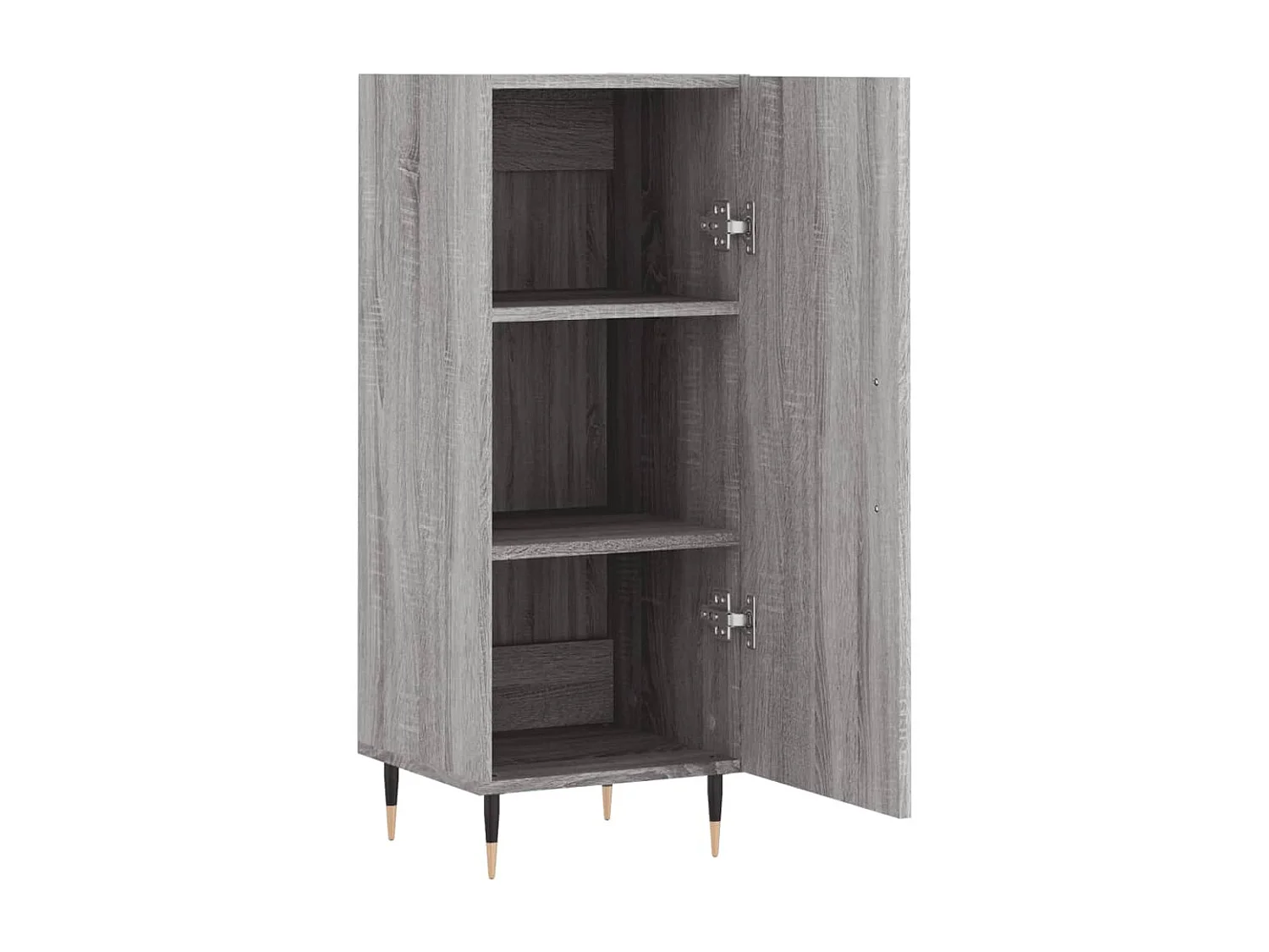 Buffet Sonoma gris 34,5x34x90 cm Bois d'ingénierie