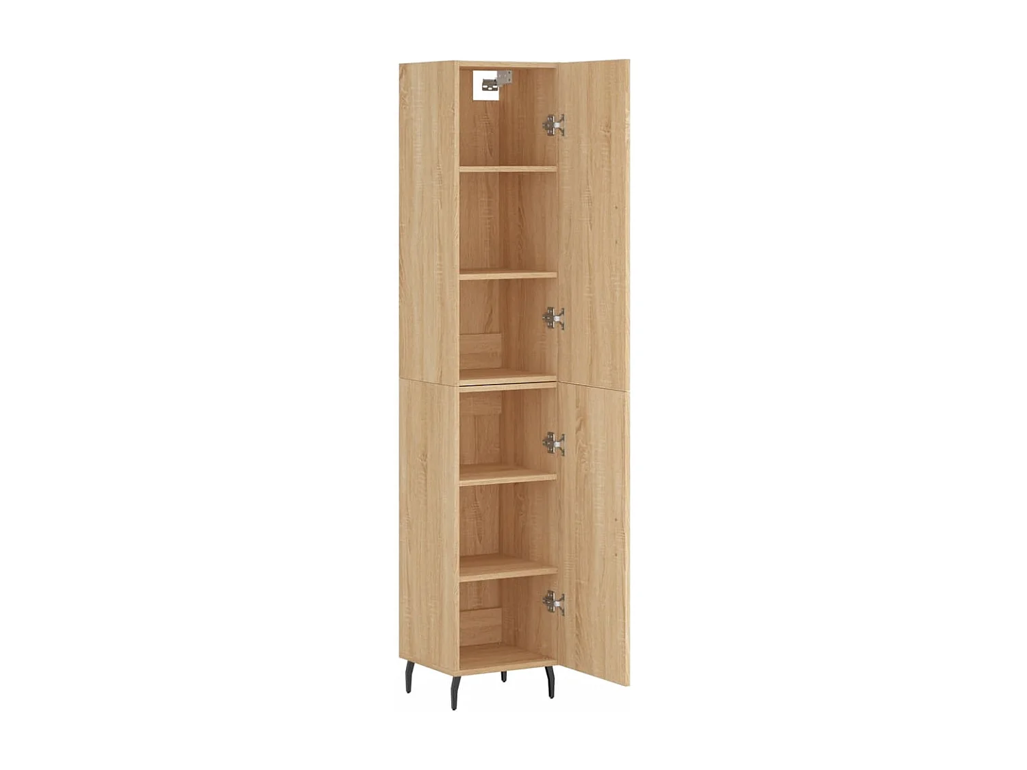 Buffet haut Chêne sonoma 34,5x34x180 cm Bois d'ingénierie