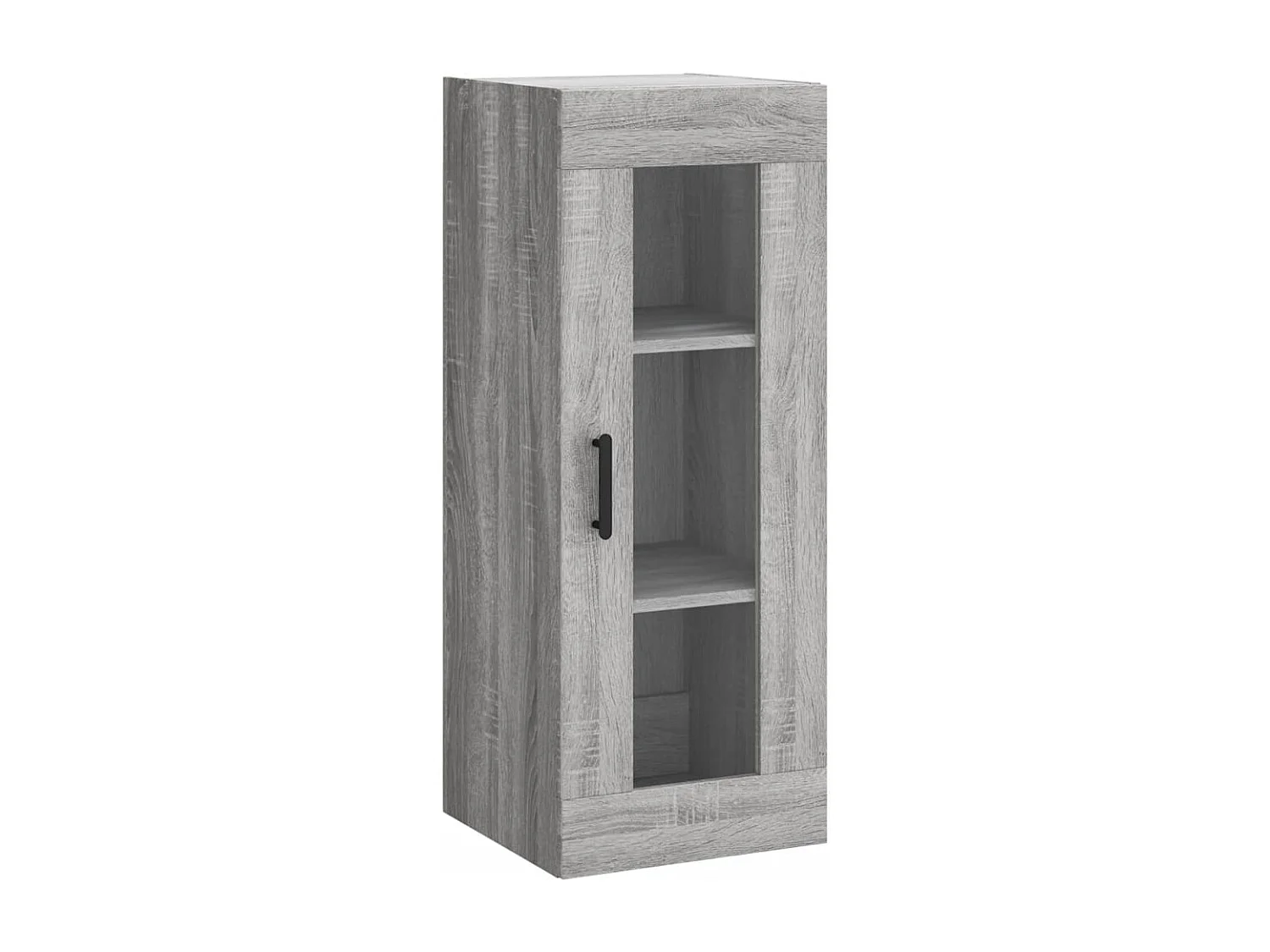 Buffet haut Sonoma gris 34,5x34x180 cm Bois d'ingénierie