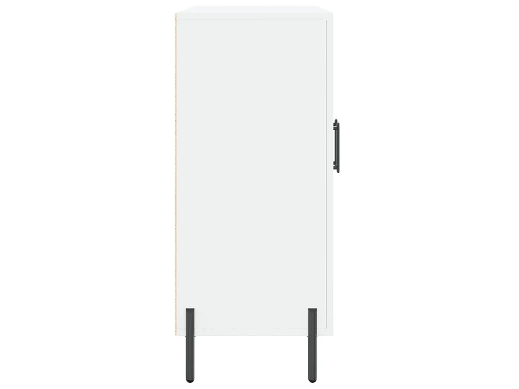 Sideboard Weiß 90x34x80 cm Holzwerkstoff