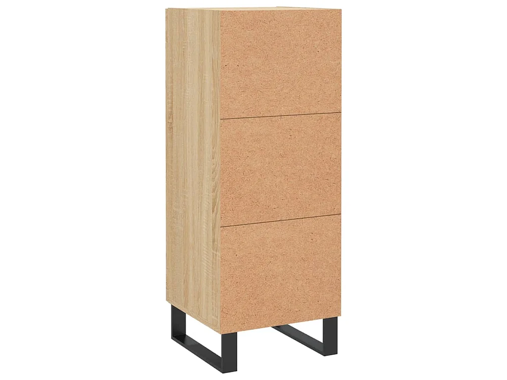 Buffet Chêne sonoma 34,5x34x90 cm Bois d'ingénierie