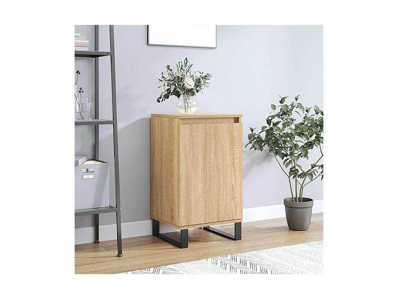 Buffet chêne sonoma 40x35x70 cm bois d'ingénierie