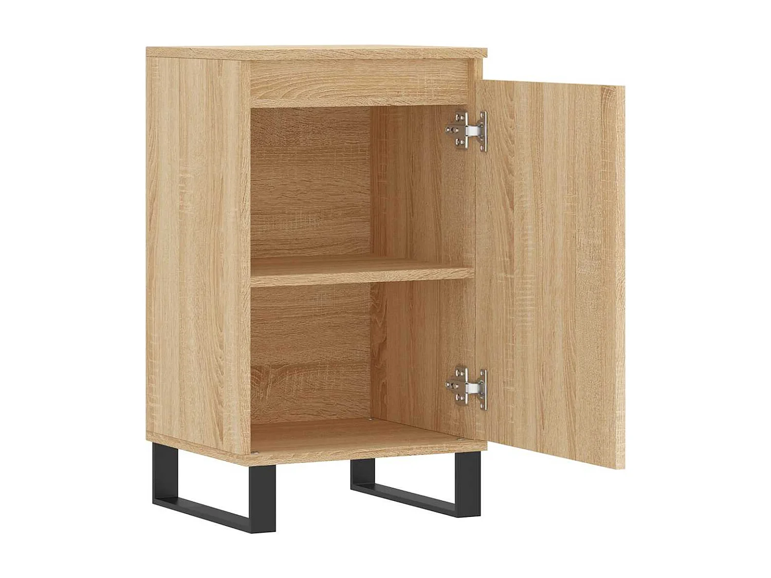 Dressoir 40x35x70 cm bewerkt hout sonoma eikenkleurig