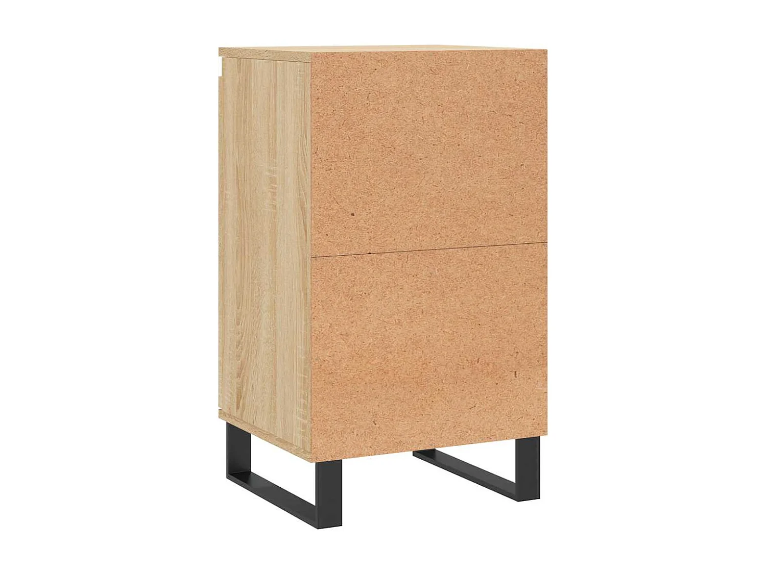 Dressoir 40x35x70 cm bewerkt hout sonoma eikenkleurig