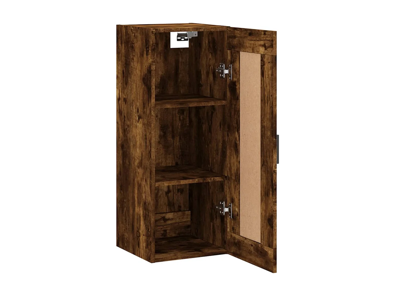 Armoire murale chêne fumé 34,5x34x90 cm bois d'ingénierie