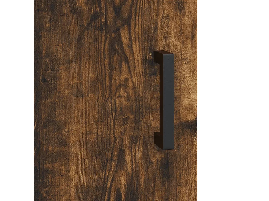 Mobile a Parete Rovere Fumo 34,5x34x90 cm in Legno Multistrato
