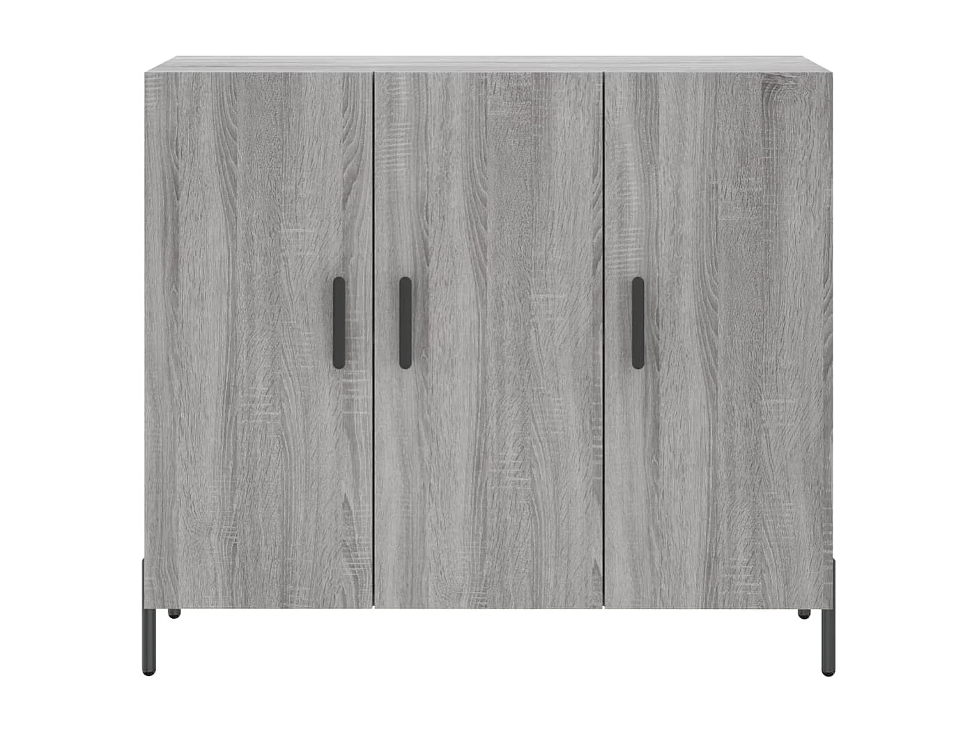 Buffet sonoma gris 90x34x80 cm bois d'ingénierie
