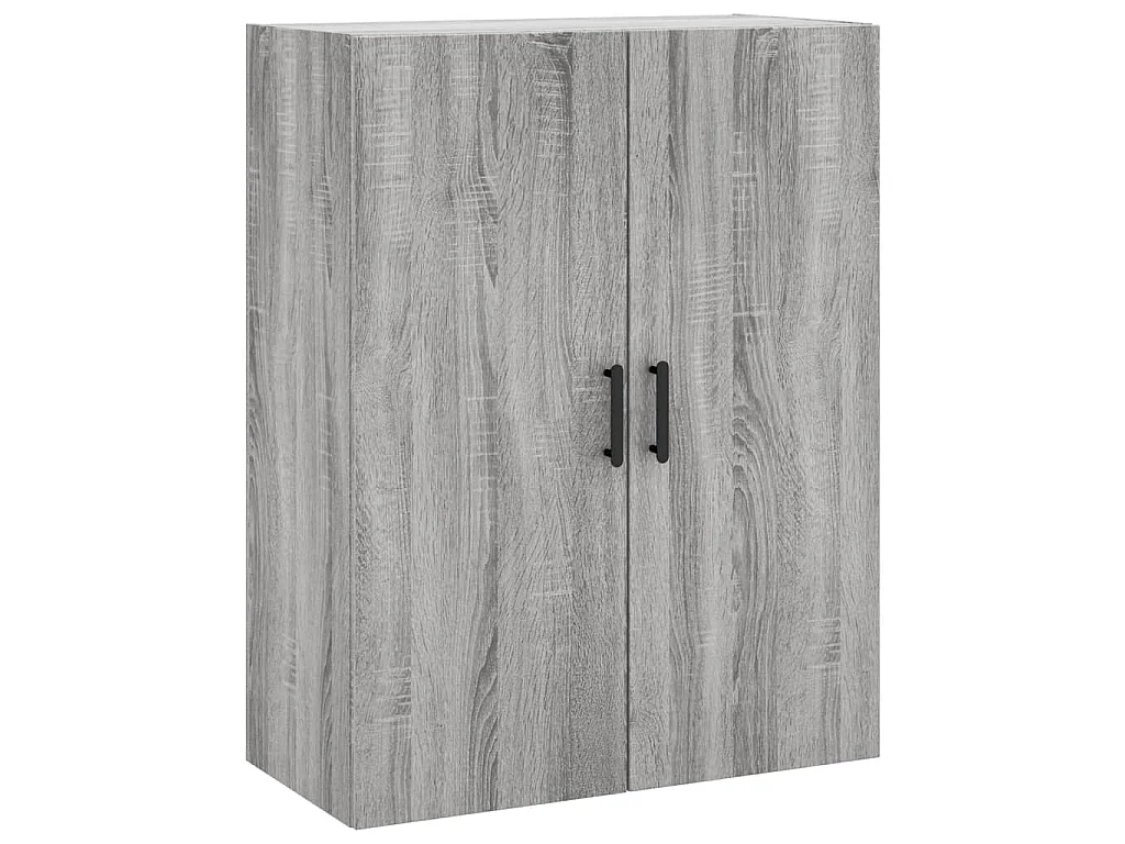 Mobile a Parete Grigio Sonoma 69,5x34x90 cm