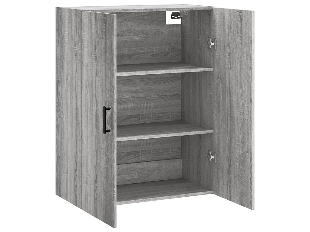 Mobile a Parete Grigio Sonoma 69,5x34x90 cm