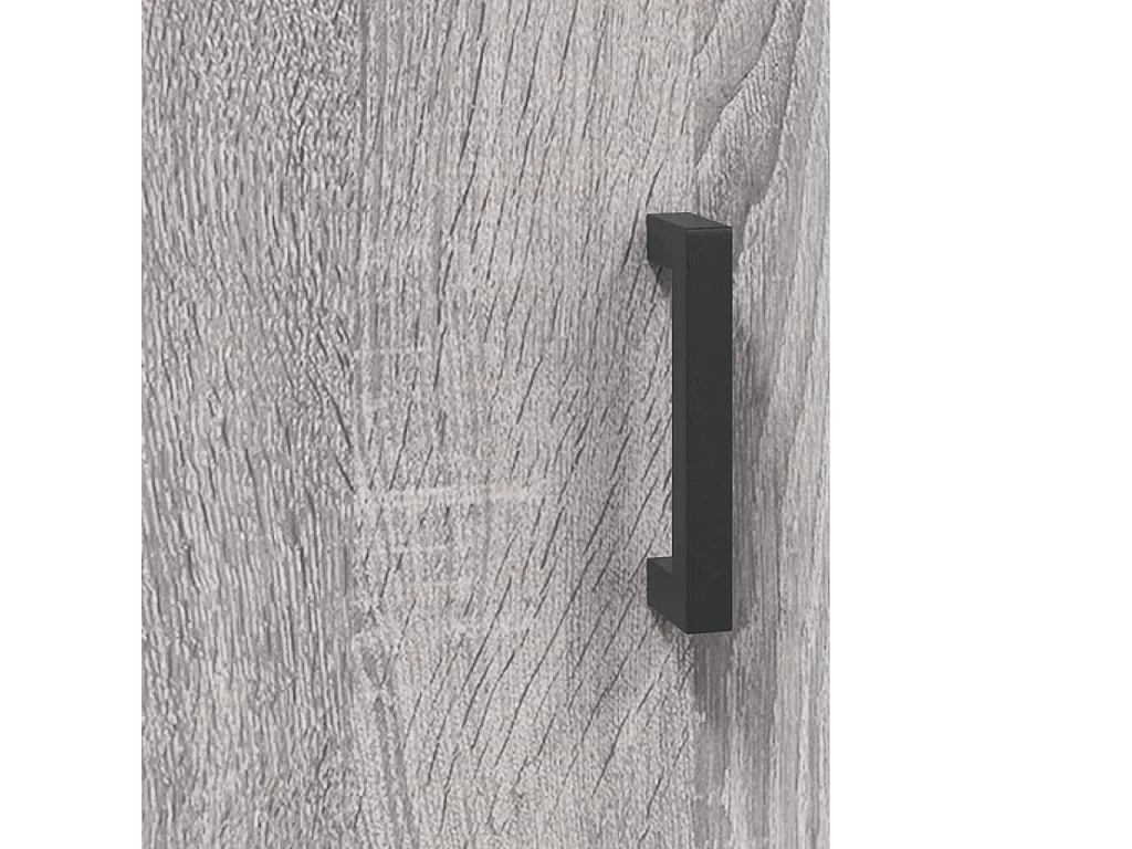 Dressoir 90x34x80 cm bewerkt hout grijs sonoma eikenkleurig