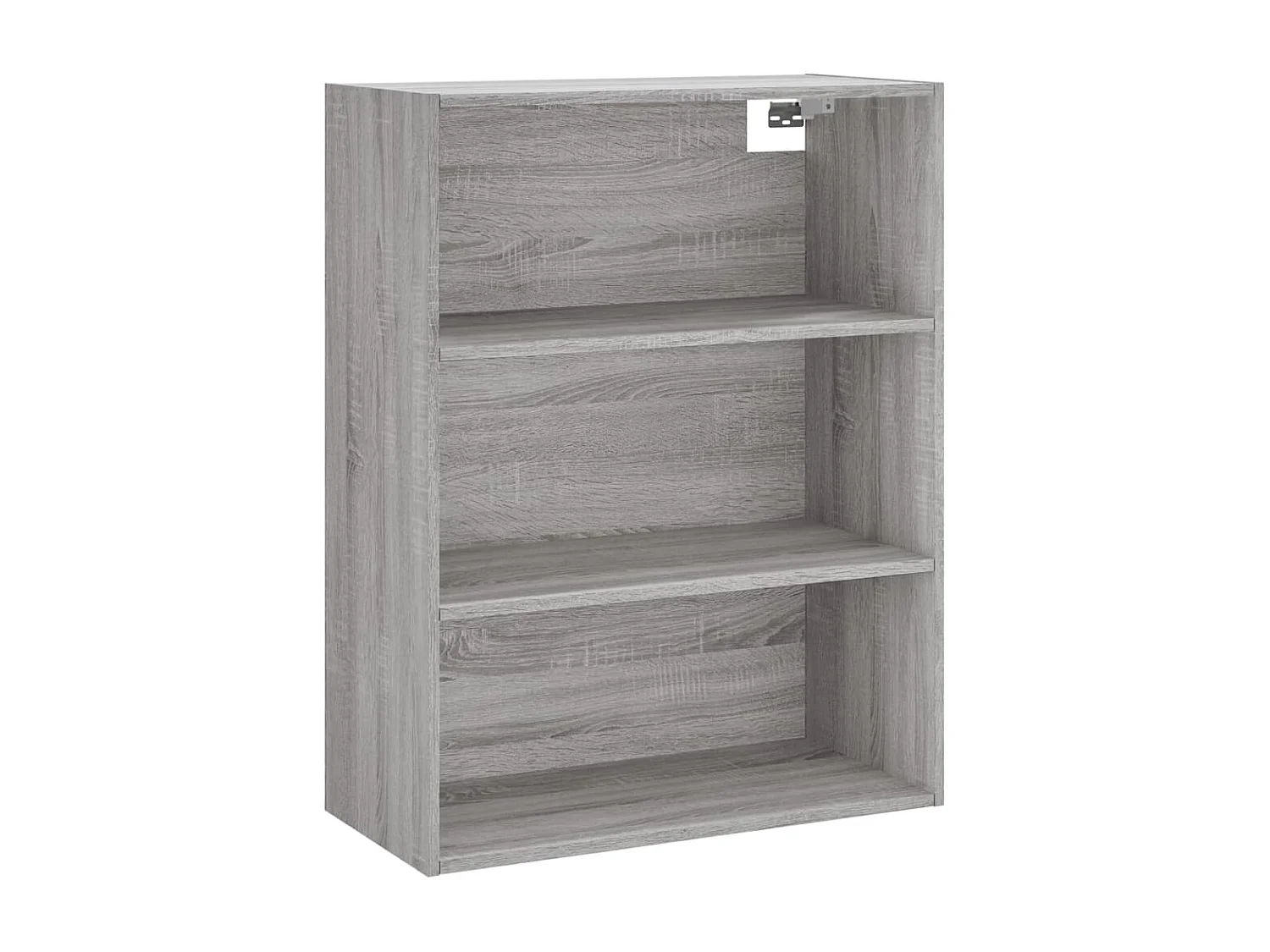 Hoge kast 69,5x34x180 cm bewerkt hout grijs sonoma eikenkleurig