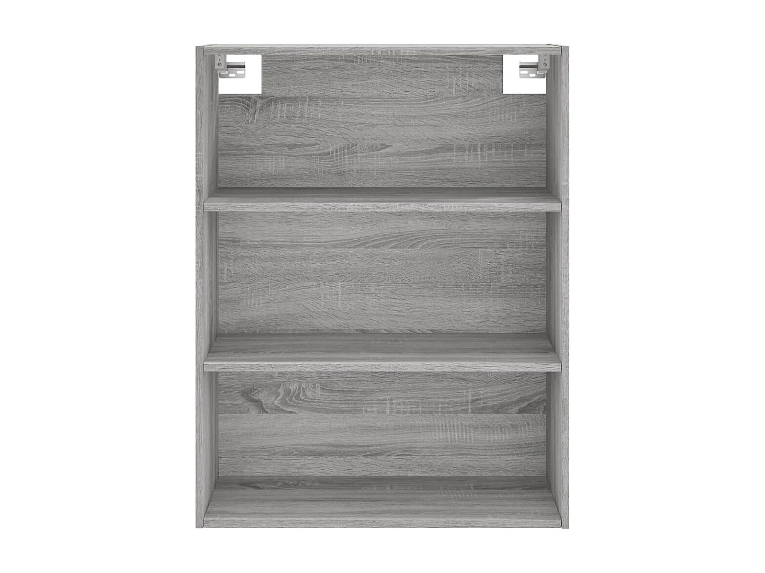 Hoge kast 69,5x34x180 cm bewerkt hout grijs sonoma eikenkleurig