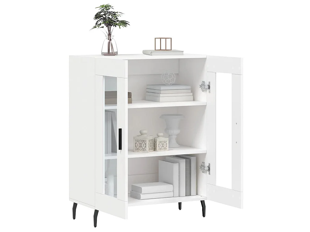 Sideboard Weiß 69,5x34x90 cm Holzwerkstoff