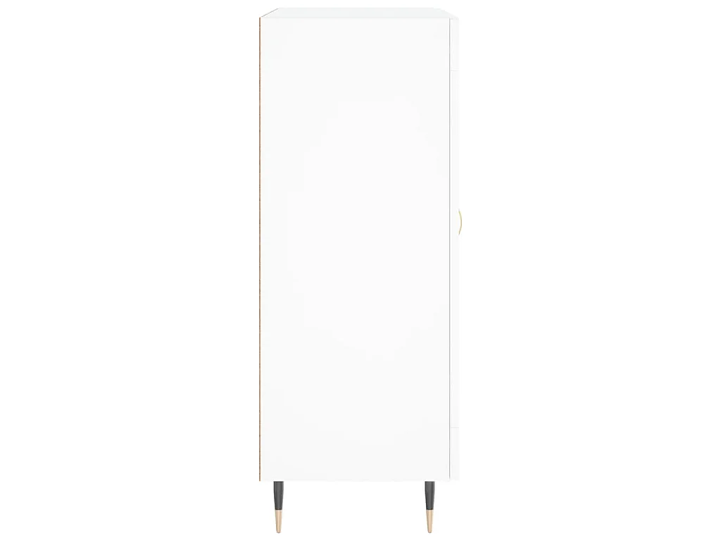 Buffet blanc 69,5x34x90 cm bois d'ingénierie