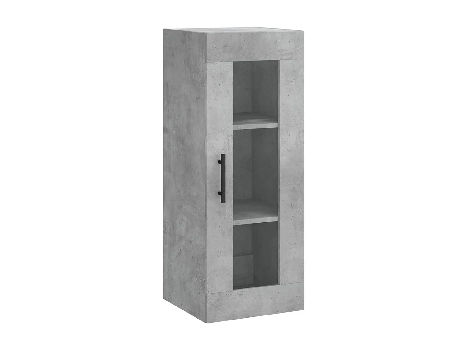 Armoire murale gris béton 34,5x34x90 cm