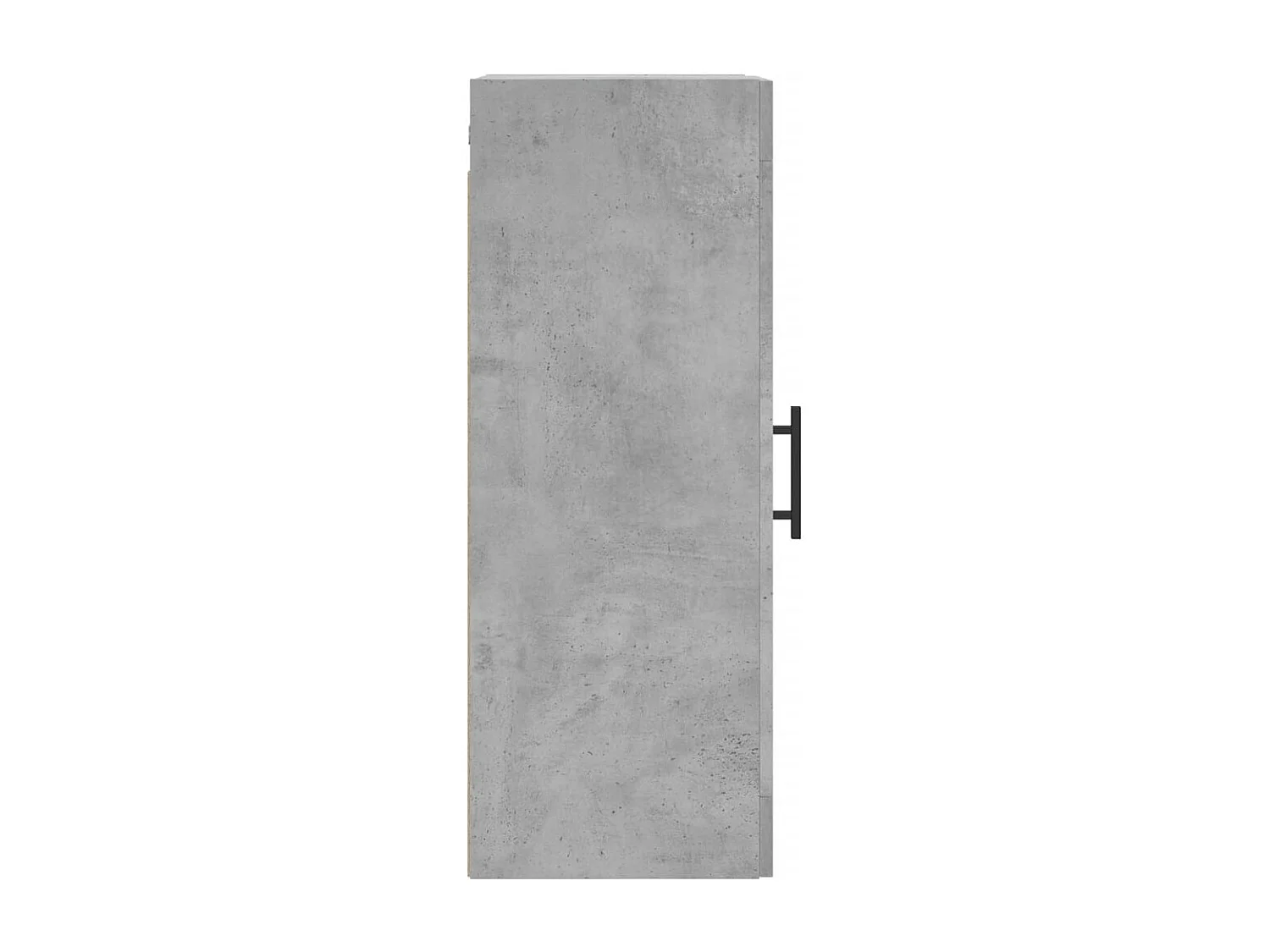 Mobile a Parete Grigio Cemento 34,5x34x90 cm