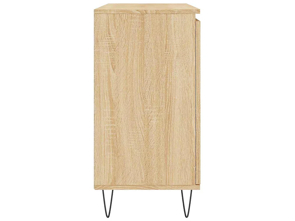Buffet chêne sonoma 101,5x35x70 cm bois d'ingénierie