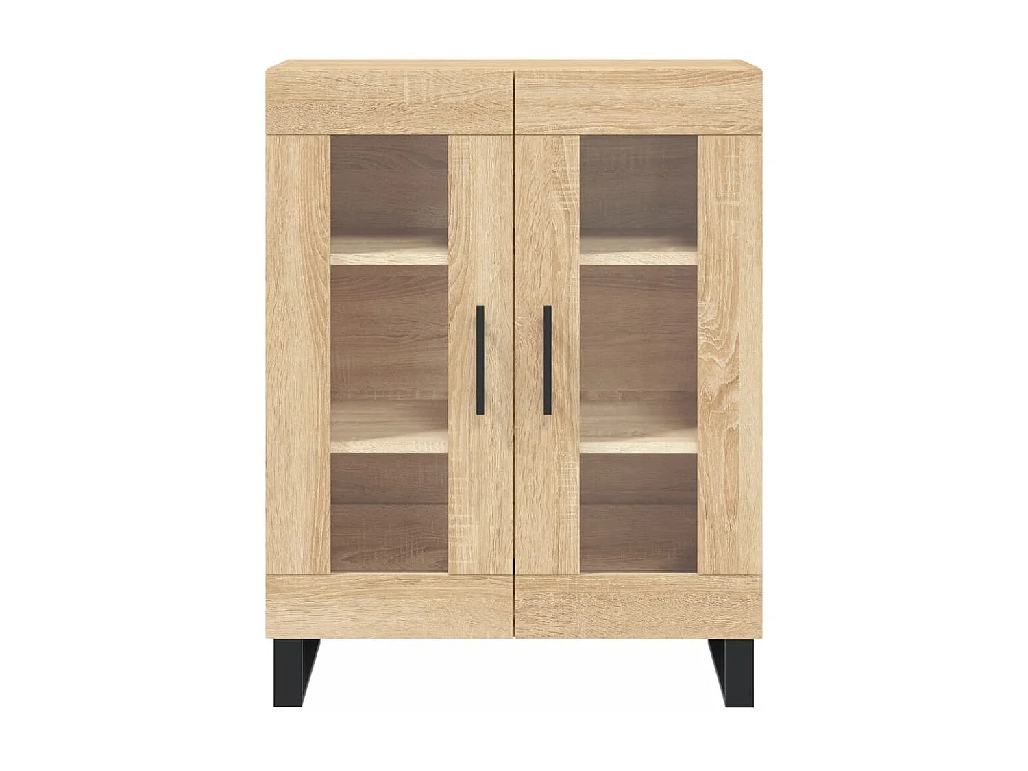 Buffet chêne sonoma 69,5x34x90 cm bois d'ingénierie