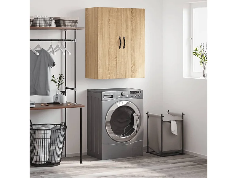 Wandschrank Sonoma-Eiche 69,5x34x90 cm Holzwerkstoff