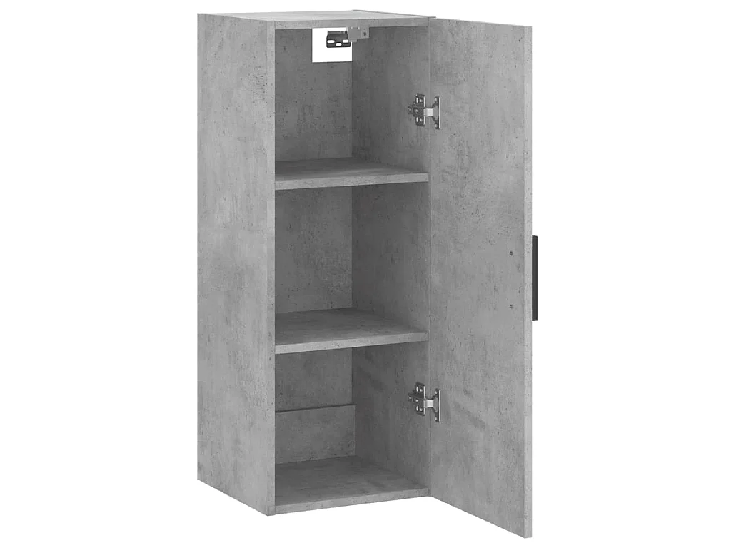 Armoire murale gris béton 34,5x34x90 cm