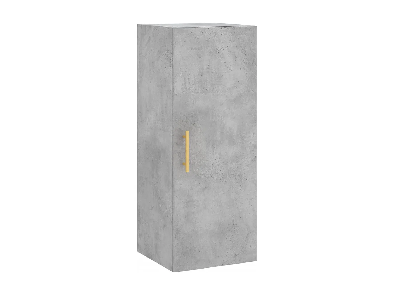 Highboard Betongrau 34,5x34x180 cm Holzwerkstoff