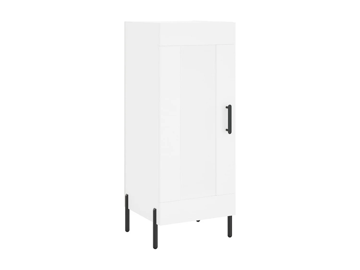 Highboard Weiß 34,5x34x180 cm Holzwerkstoff