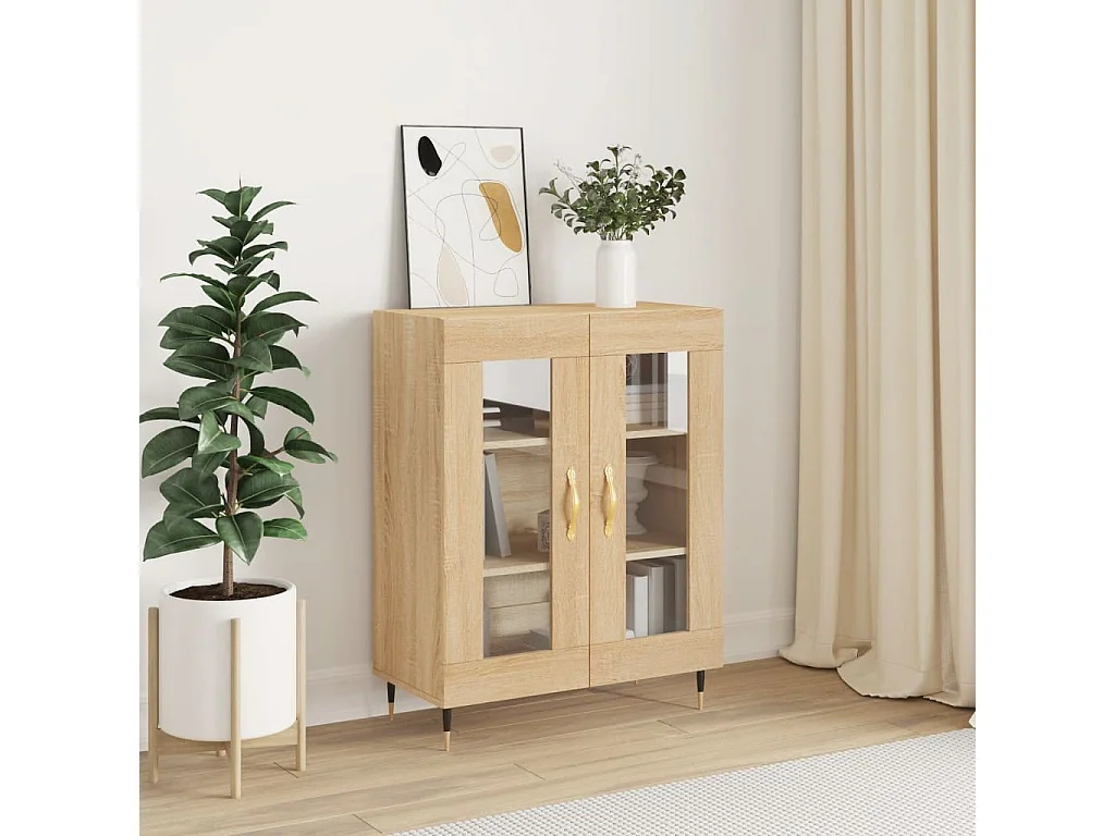 Aparador 69,5x34x90 cm derivados de madeira carvalho sonoma