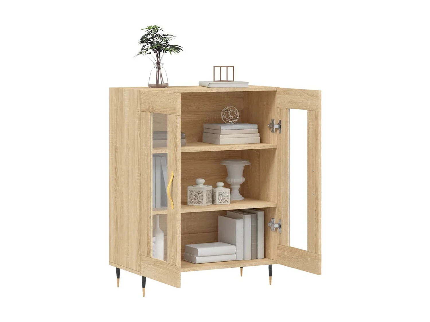 Aparador 69,5x34x90 cm derivados de madeira carvalho sonoma