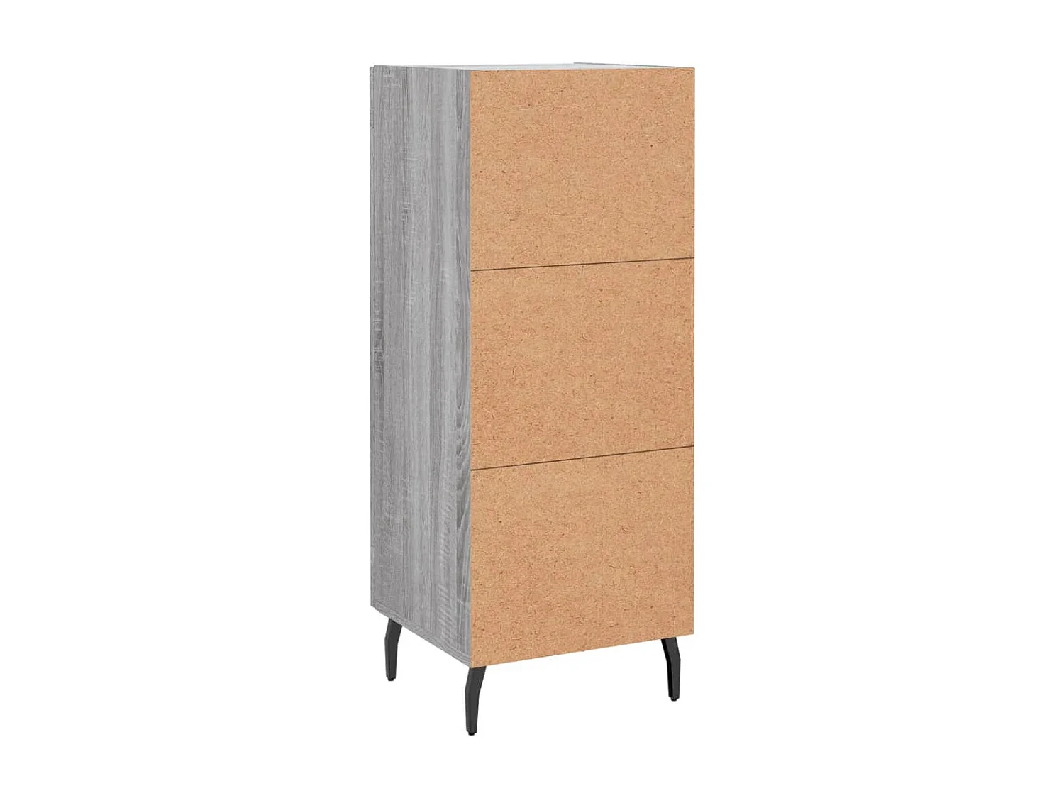 Sideboard Grau Sonoma 34,5x34x90 cm Holzwerkstoff