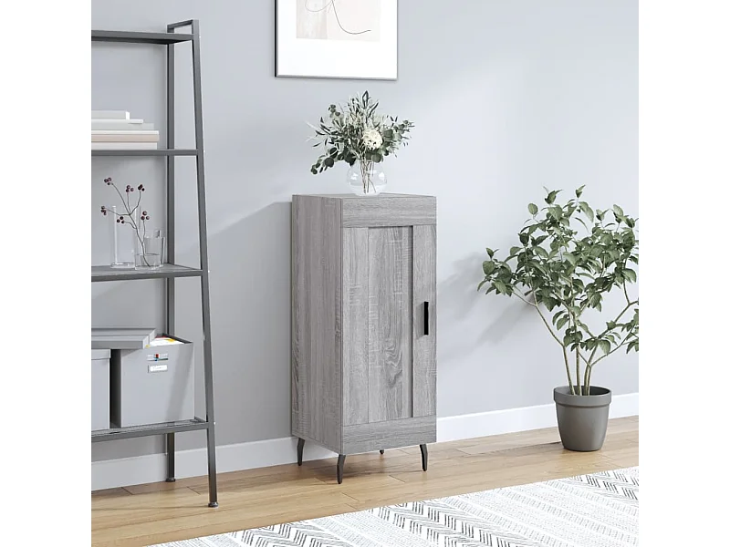 Sideboard Grau Sonoma 34,5x34x90 cm Holzwerkstoff