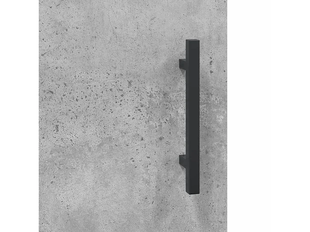 Armário de parede 69,5x34x90 cm cinzento cimento