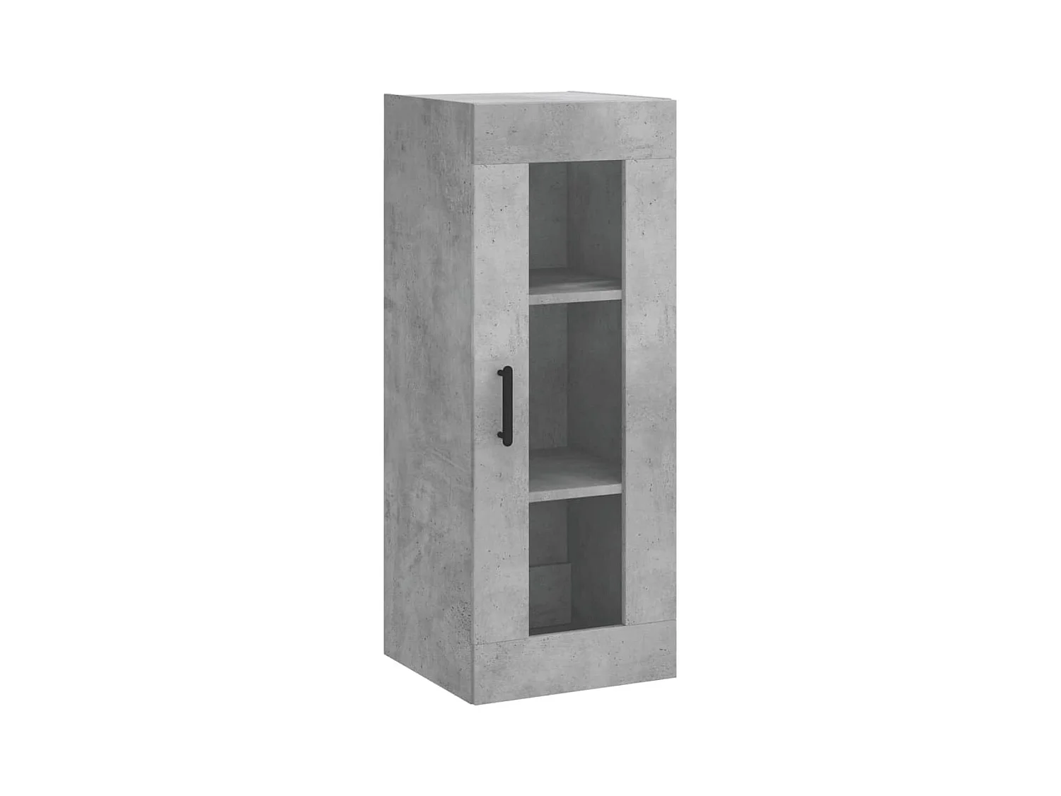 Highboard Betongrau 34,5x34x180 cm Holzwerkstoff