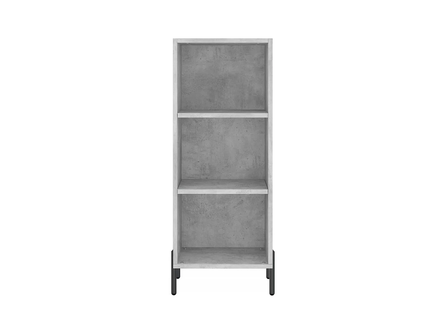 Highboard Betongrau 34,5x34x180 cm Holzwerkstoff