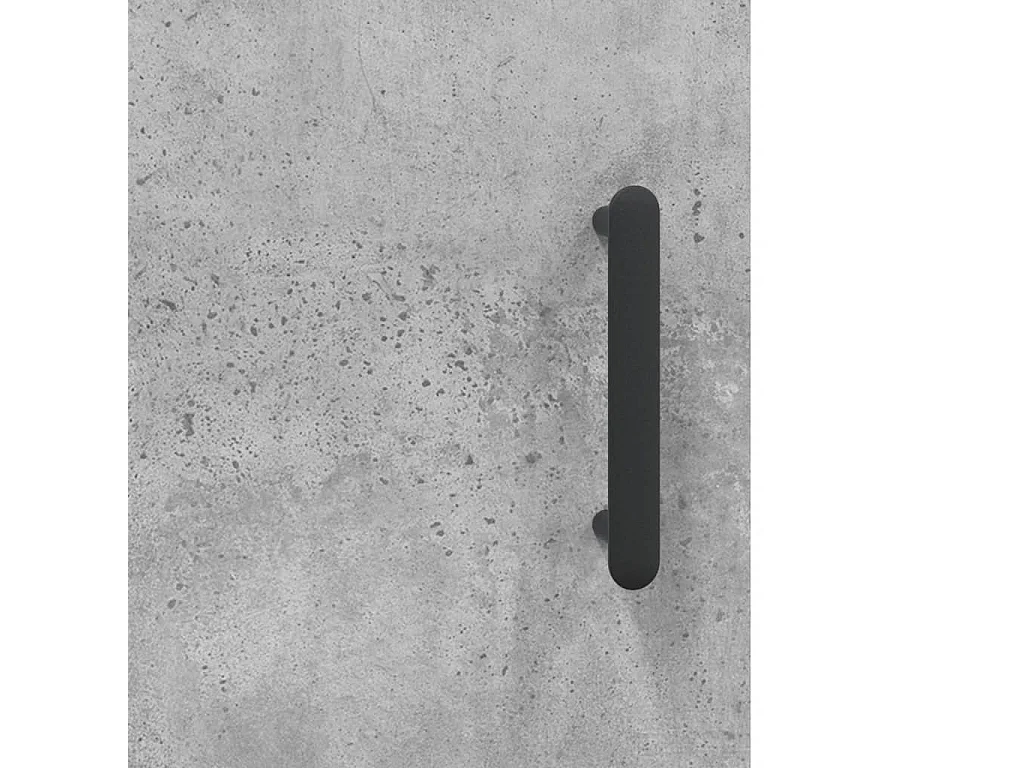 Aparador de madera contrachapada gris hormigón 34,5x34x180 cm