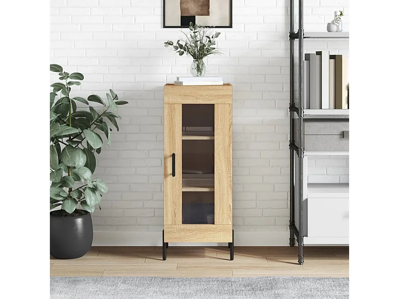 Buffet Chêne sonoma 34,5x34x90 cm Bois d'ingénierie