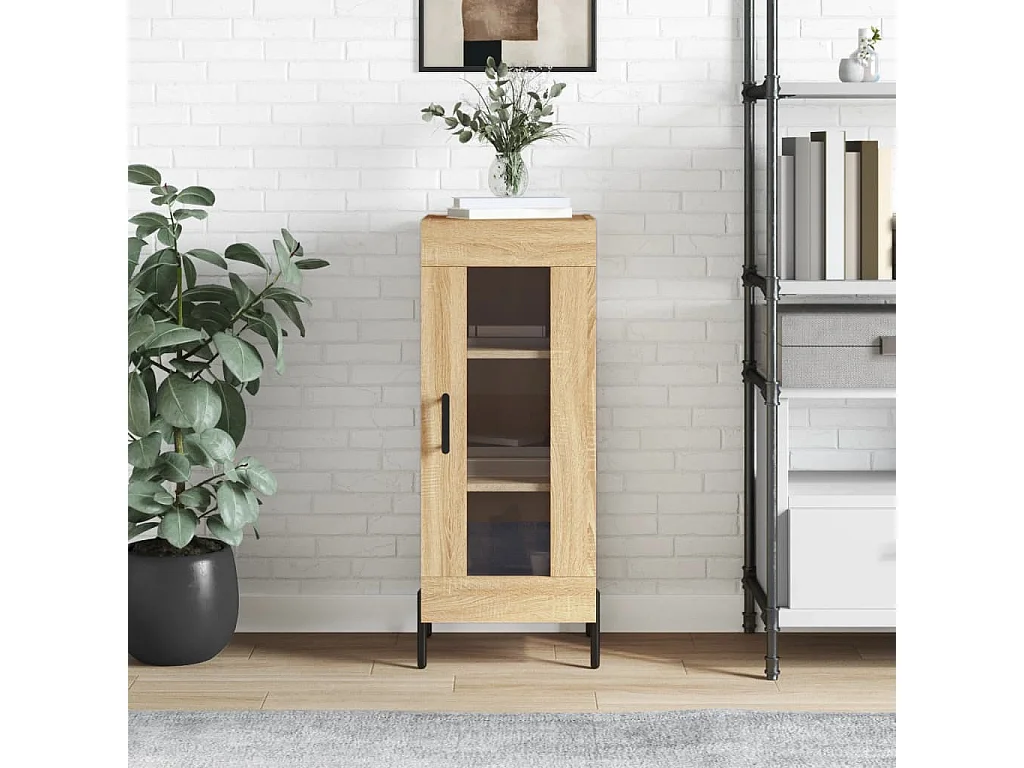 Buffet Chêne sonoma 34,5x34x90 cm Bois d'ingénierie