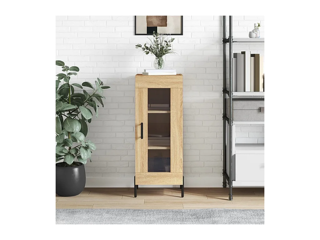 Buffet Chêne sonoma 34,5x34x90 cm Bois d'ingénierie