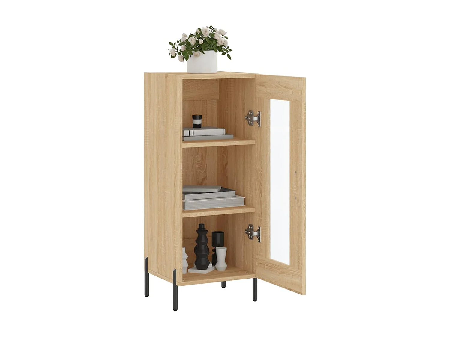 Buffet Chêne sonoma 34,5x34x90 cm Bois d'ingénierie