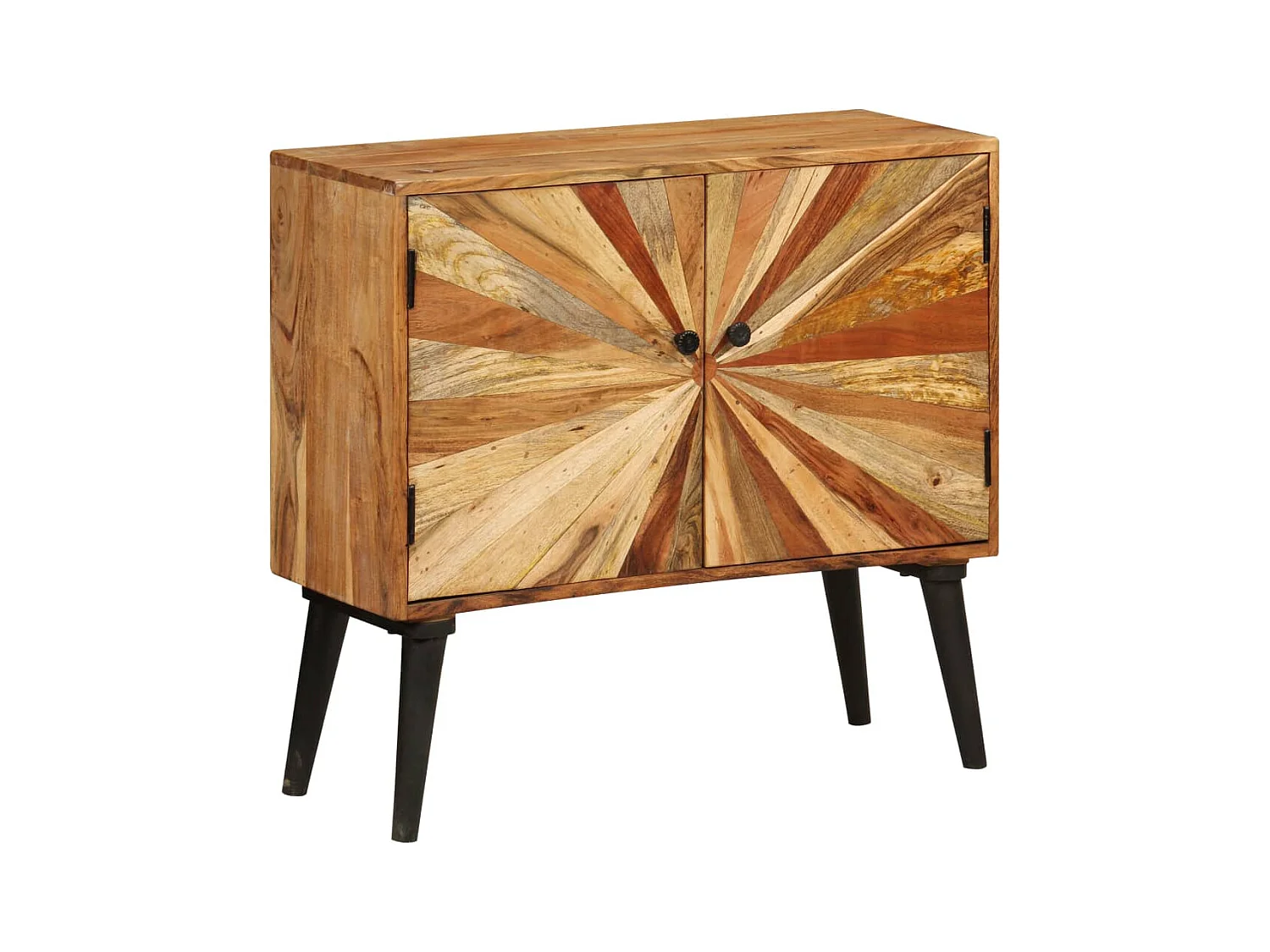 Credenza in Legno Massello di Mango 85x30x75 cm
