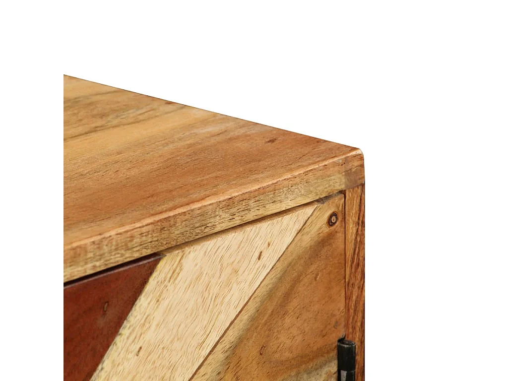 Aparador de madera maciza de mango 85x30x75 cm