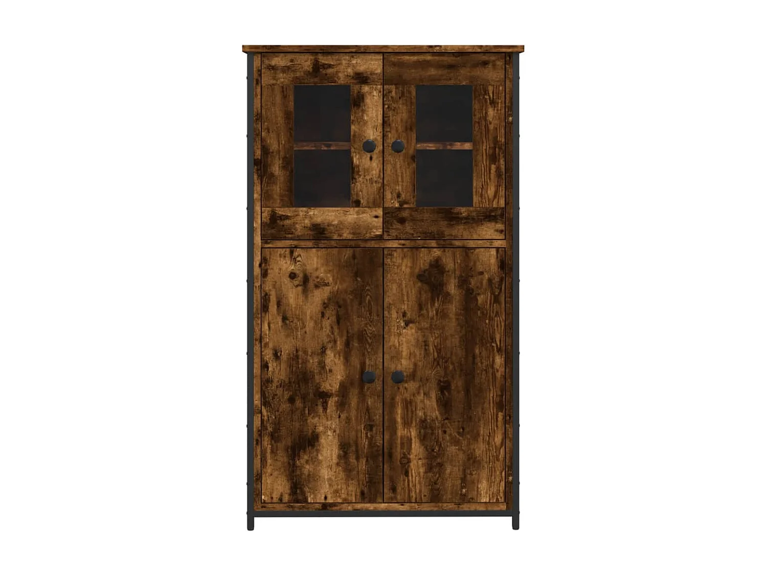 Highboard Räuchereiche 62x32x106,5 cm Holzwerkstoff