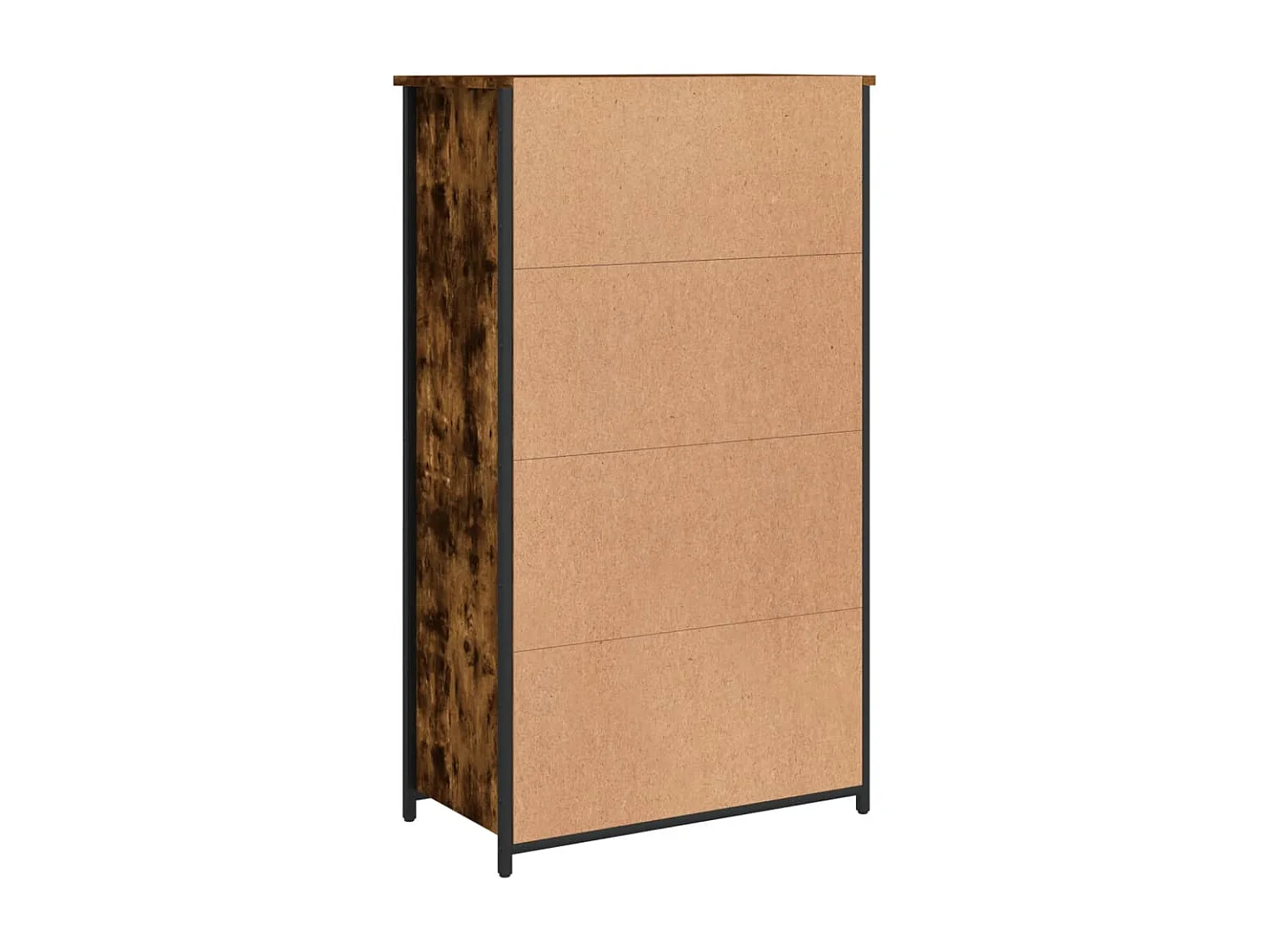 Highboard Räuchereiche 62x32x106,5 cm Holzwerkstoff