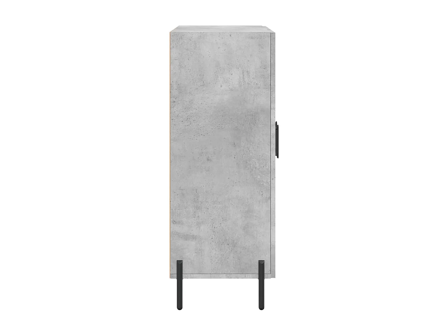 Credenza Grigio Cemento 69,5x34x90 cm in Legno Multistrato