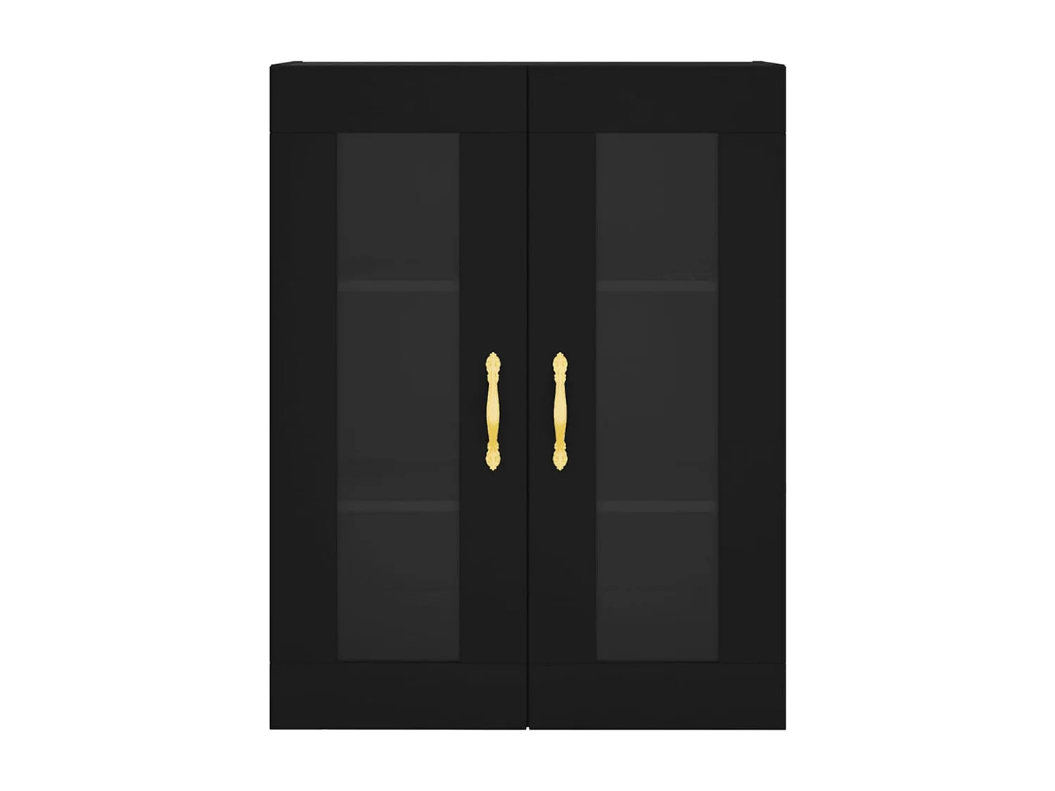 Armoire murale noir 69,5x34x90 cm